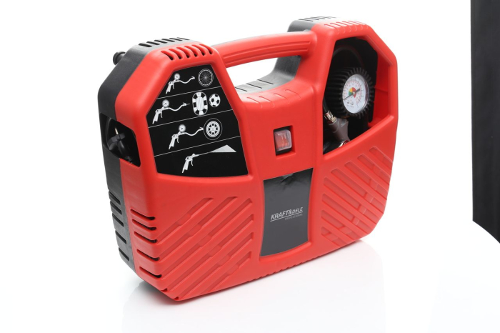 Minicompresor compresor fara ulei 1100W 8 bari 230V 180Lmin (KD429) [3]