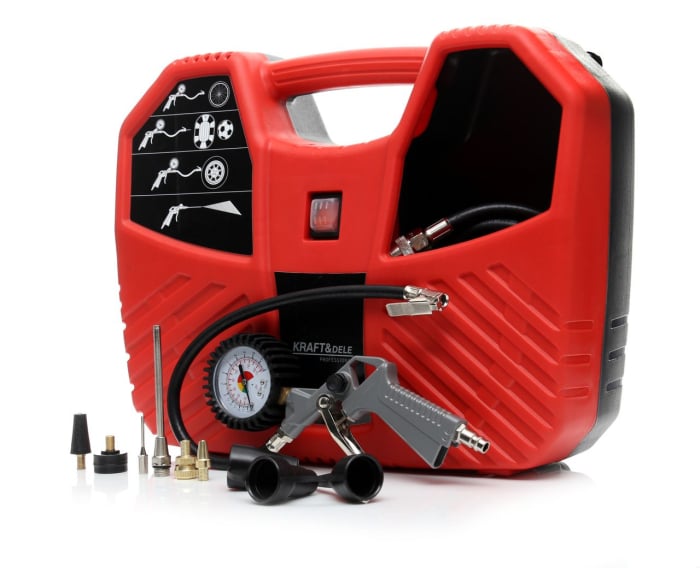 Minicompresor compresor fara ulei 1100W 8 bari 230V 180Lmin (KD429) [8]