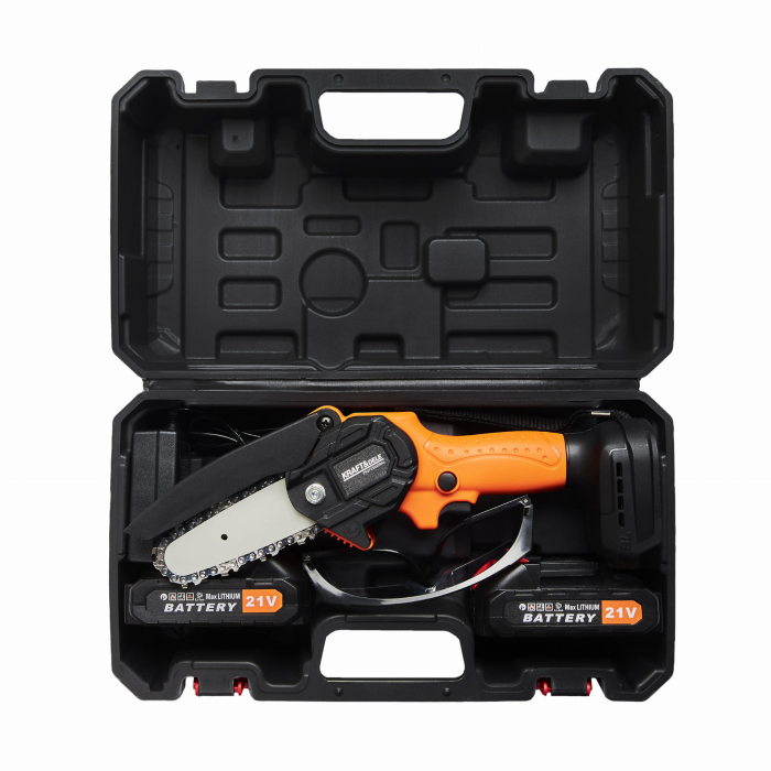 Minidrujba fierastrau drujba 4" electrica baterii 2x21V 1.5Ah (KD10627) [7]