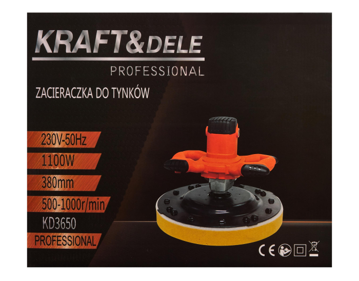 Mistrie electrica pentru tencuiala 1100 W, disc 380 mm (KD3650) [27]