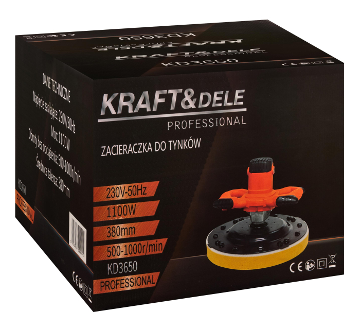 Mistrie electrica pentru tencuiala 1100 W, disc 380 mm (KD3650) [28]