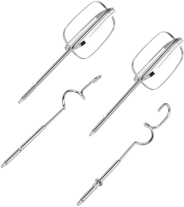 Mixer de mana 1000W cu 5 viteze si functie turbo cu teluri si carlige aluat (KD4142) [9]