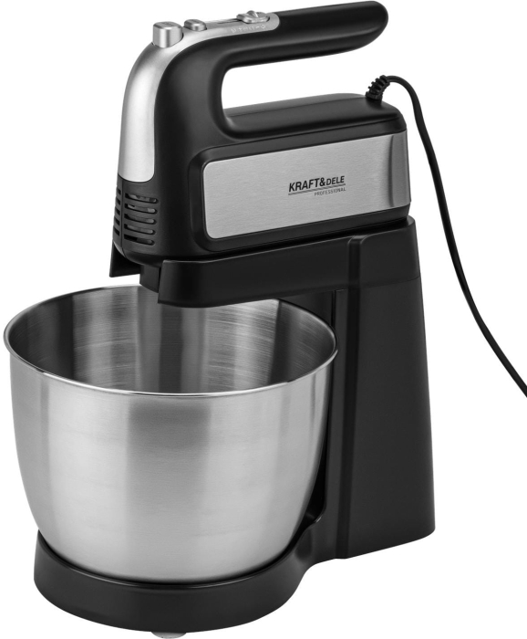 Mixer de mana detasabil cu bol 4.5L 5 trepte + TURBO 1000 W (KD4141) [5]