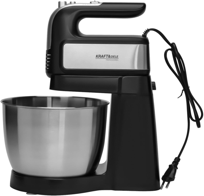 Mixer de mana detasabil cu bol 4.5L 5 trepte + TURBO 1000 W (KD4141) [3]