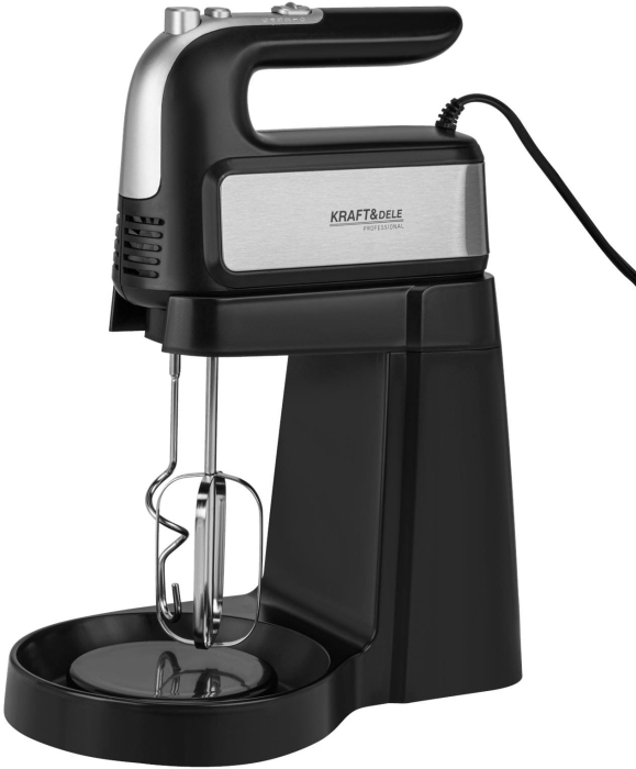 Mixer de mana detasabil cu bol 4.5L 5 trepte + TURBO 1000 W (KD4141) [12]