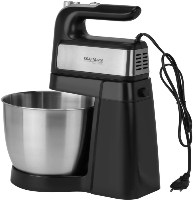 Mixer de mana detasabil cu bol 4.5L 5 trepte + TURBO 1000 W (KD4141) [4]
