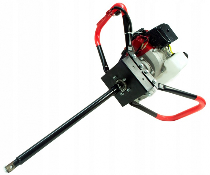 Motoburghiu foreza pamant gheata 6.3CP + 3 burghie + prelungitor 50cm (BAVGD-6300+100 200 300+) [6]