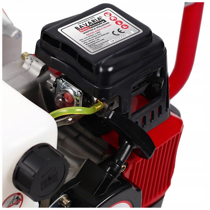 Motoburghiu foreza pamant gheata 6.3CP + 3 burghie + prelungitor 50cm (BAVGD-6300K) [5]