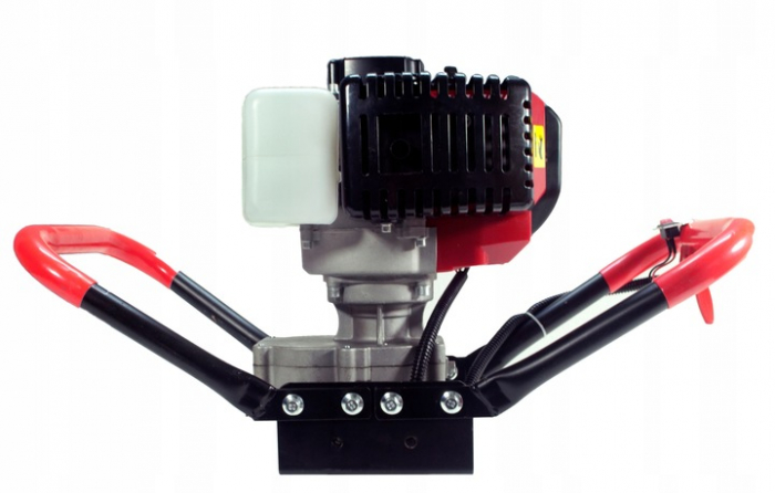 Motoburghiu foreza pamant gheata 6.3CP + 3 burghie + prelungitor 50cm (BAVGD-6300K) [9]