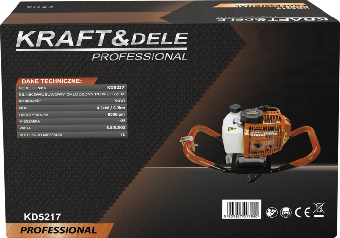 Motoburghiu foreza pamant gheata 6.7CP (KD5217) [12]