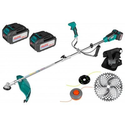 Motocoasa cu acumulator 21V, motor fara perii, diametru de taiere 380 mm, 2 acumulatori 4Ah (ALCGTBH-42V) [2]