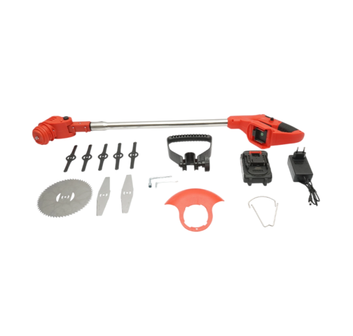 Motocoasa electrica extensibila 380W, baterie litiu 48V/6000 mAh, viteza 18000 r/min accesorii incluse (DISTN75) [3]