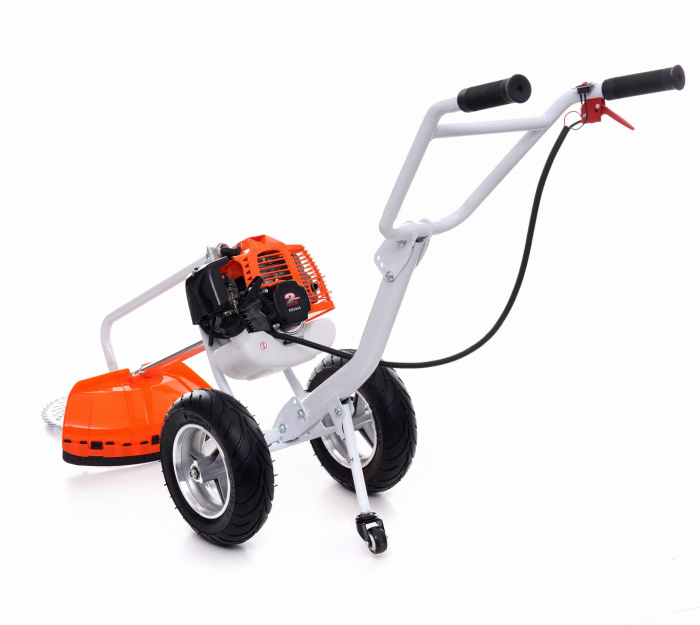 Motocoasa pe roti cu manere si suport benzina 5.2CP 2 timpi (KD5043) [2]