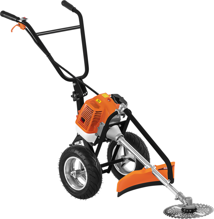 Motocoasa pe roti cu motor benzina 5.2CP si accesorii incluse (KD5188) [6]