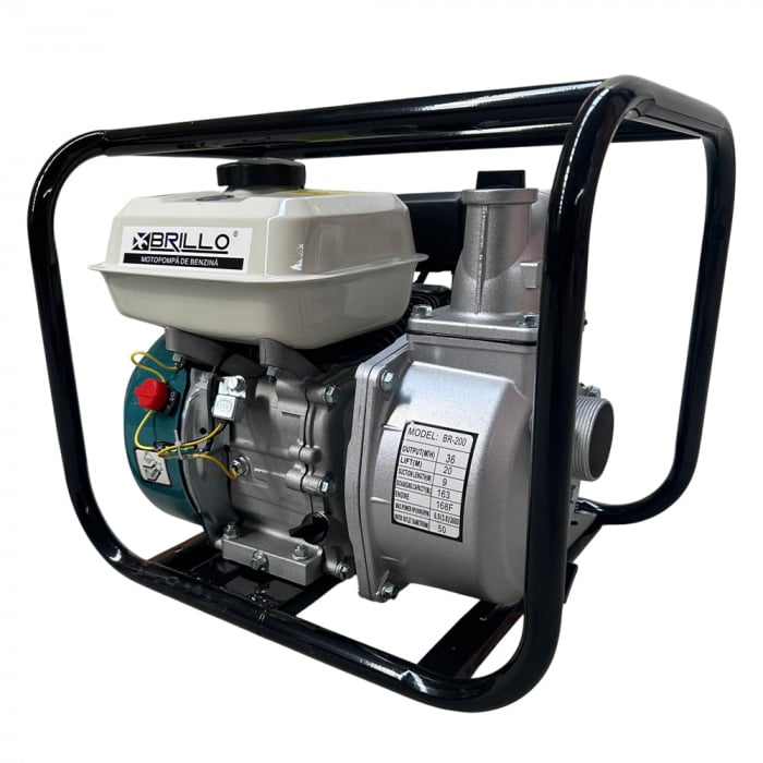 Motopompa benzina 4timpi 6.5CP + 2 x furtun 20m 2 toli +ulei motor (CMP1071+2FA+U) [2]