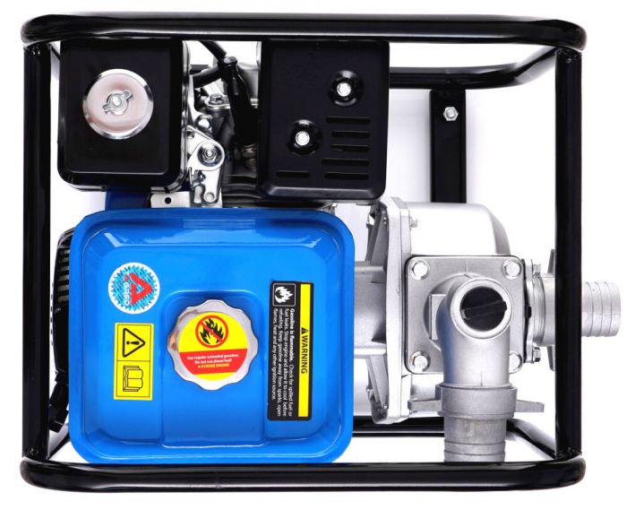 Motopompa benzina 4timpi 6.5CP + 2 x furtun 20m 2 toli +ulei motor (CMP1071+2FA+U) [12]