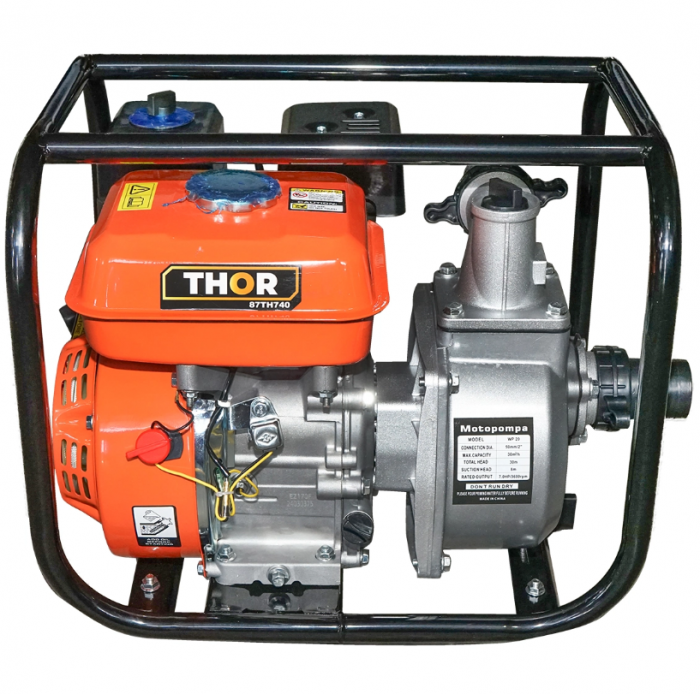Motopompa benzina 4timpi 6.5CP + 2 x furtun 20m 2 toli +ulei motor (CMP1071+2FA+U) [3]