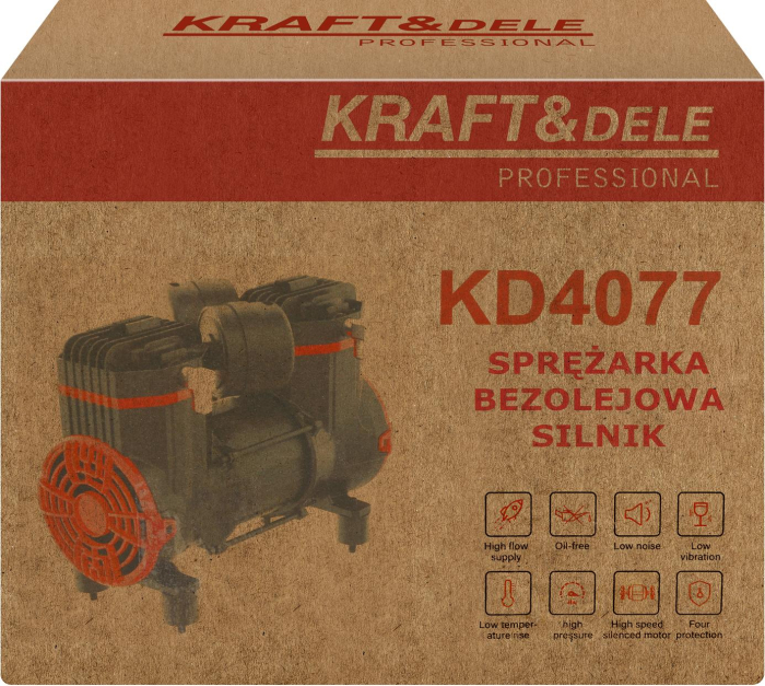 Motor compresor fara ulei 1300W 220L/min 8 bar (KD4077) [13]