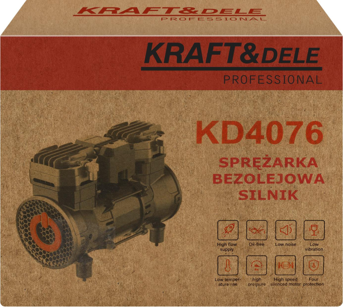 Motor compresor fara ulei 1390W 249L/min 8 bar (KD4076) [12]