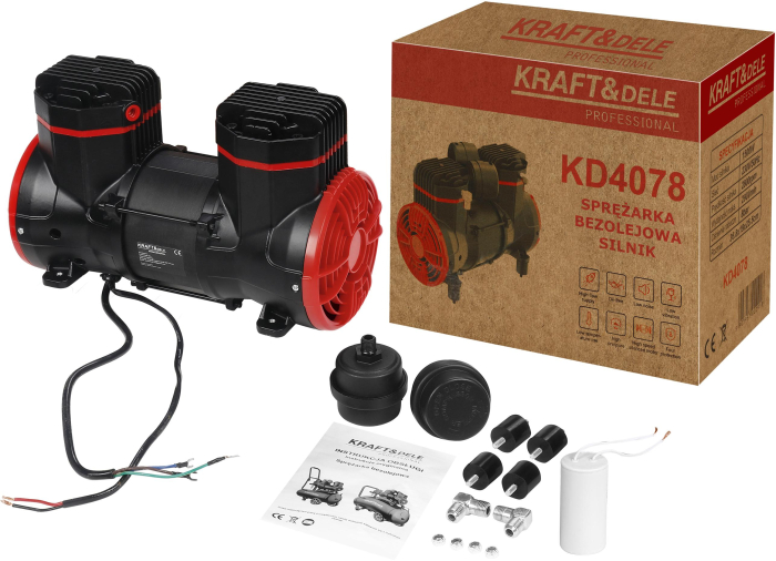 Motor compresor fara ulei 1500W 290L/min 8 bar (KD4078) [12]