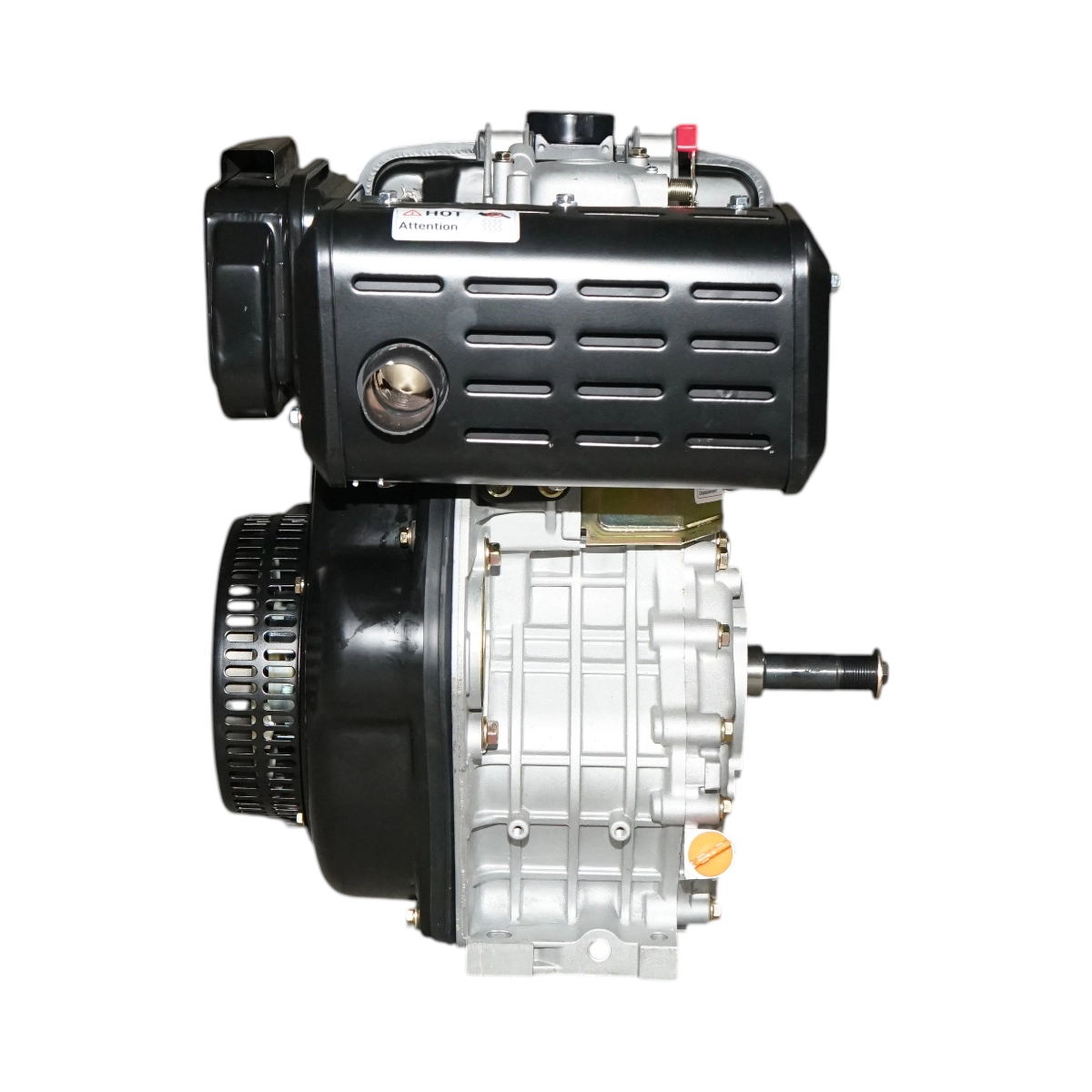 Motor diesel 10CP 186F, 418cc, turatie 3600rpm, ax rotund filetat 25.4mm, pornire sfoara DISUN08 (BK99864) [5]