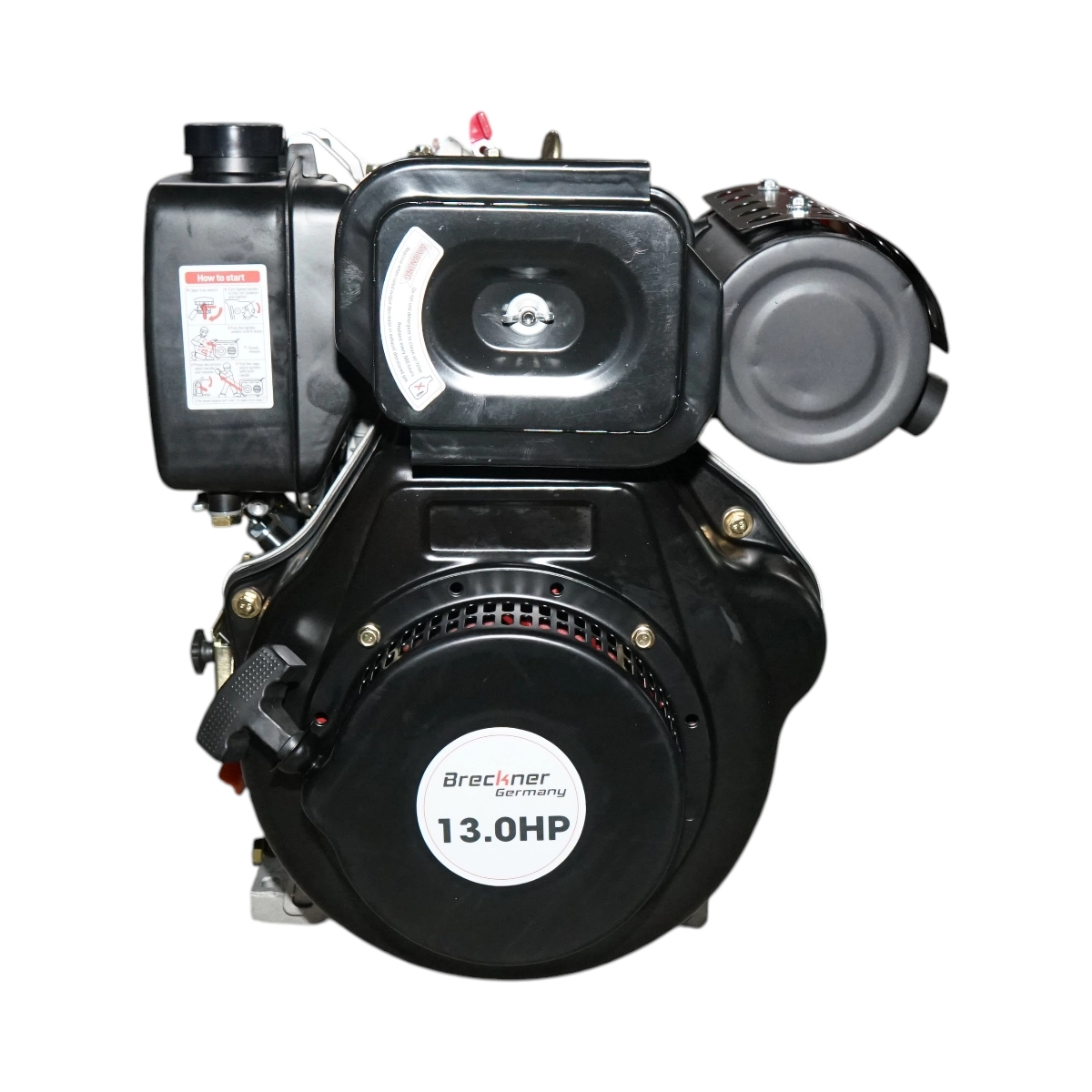 Motor diesel 13CP 192F, 498cc, turatie 3600rpm, ax rotund filetat 25.4mm, pornire DISUN09 ( BK99865) [4]