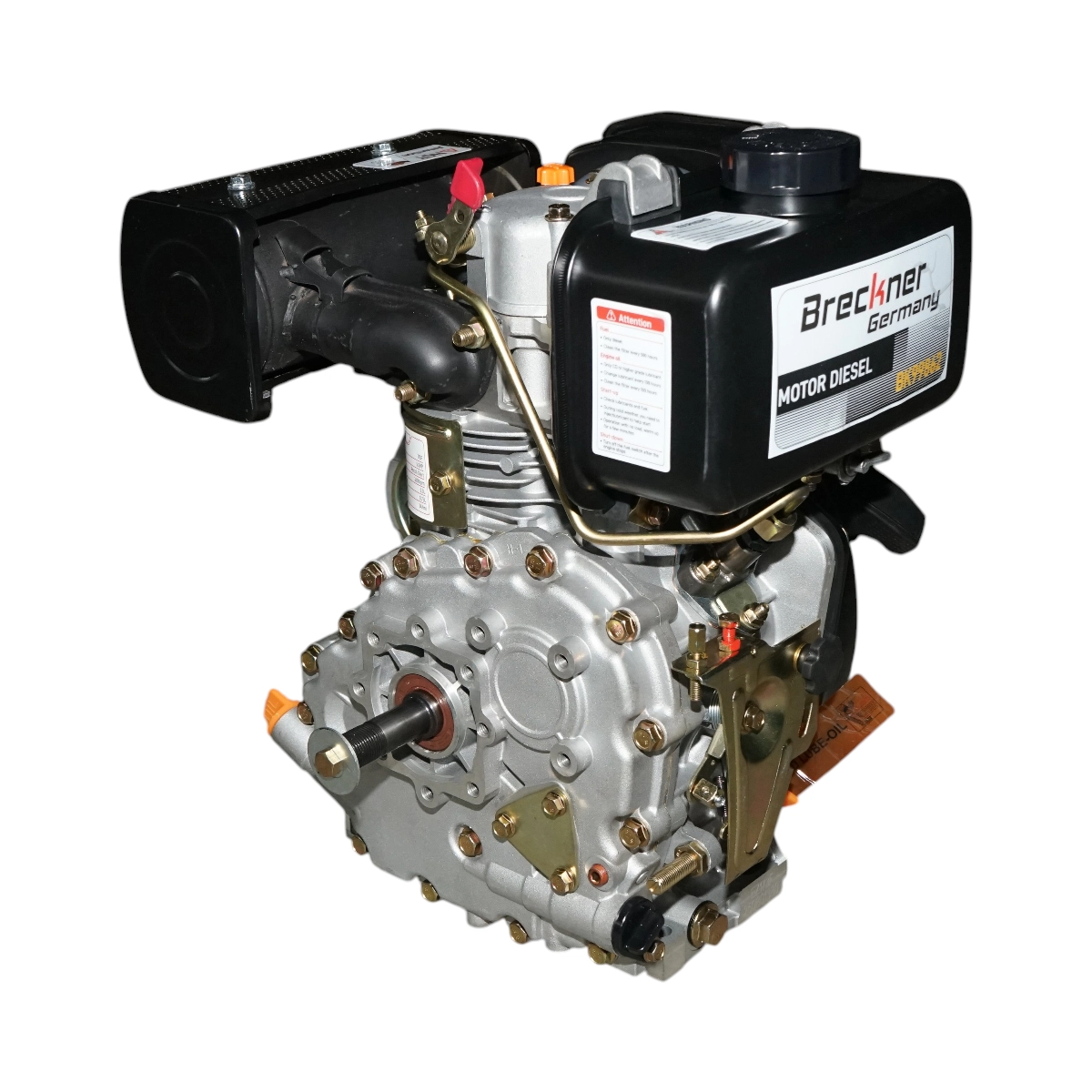 Motor diesel 5CP 173F, 247cc, turatie 3600rpm, ax rotund filetat 19.05mm, pornire sfoara DISUN06 (BK99862) [8]