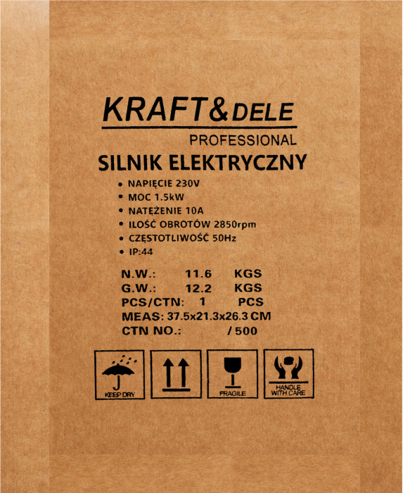 Motor electric 1.5kW 2850rpm 10A pentru compresor pompa ferastrau utilaje (KD2232) [15]