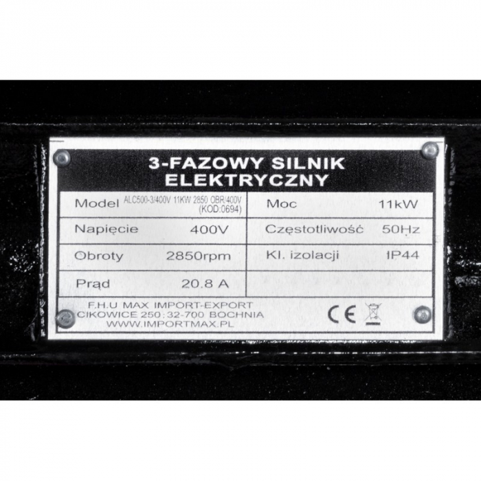 Motor electric 11kW trifazat 380V 400V 2850rpm trifazic (ALC500-3-400V) [9]