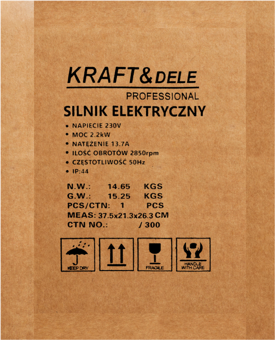 Motor electric 2.2kW 230V 2850rpm IP44 pentru compresor pompa utilaje atelier (KD2230) [15]