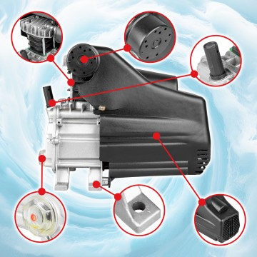 Motor electric cu pompa pentru compresor 2.5 kW 3.8 CP 8 bar 240 l/min (LXC2450) [2]