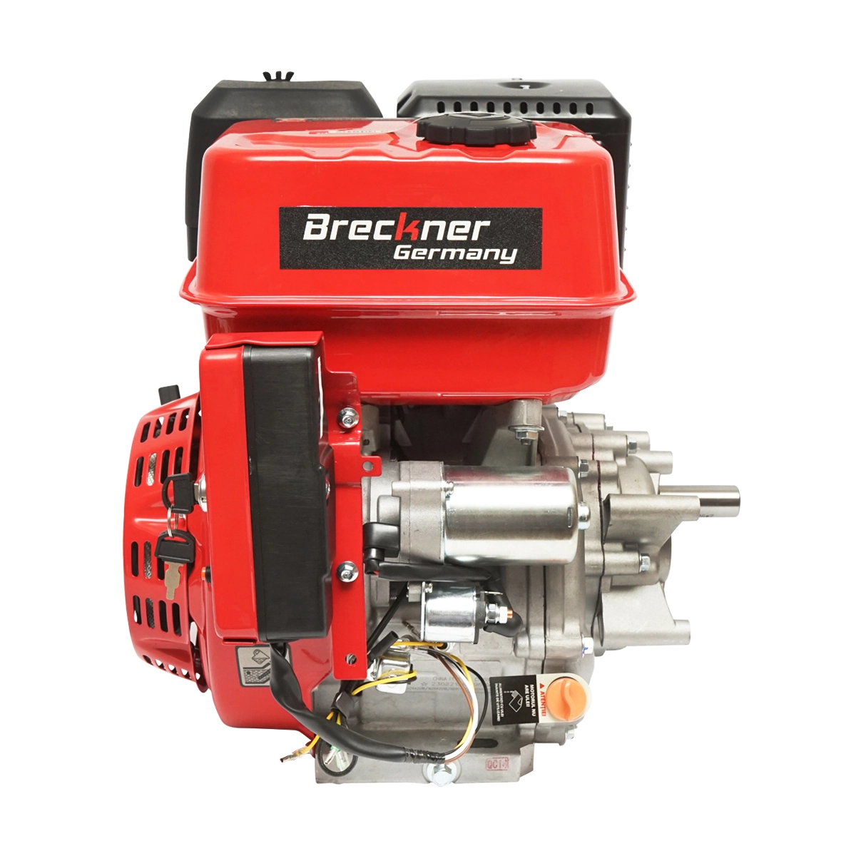 Motor pe benzina 13CP, 4 timpi, ax cu pana 25mm pornire cheie/sfoara, reductor priza (DISLH02) [4]