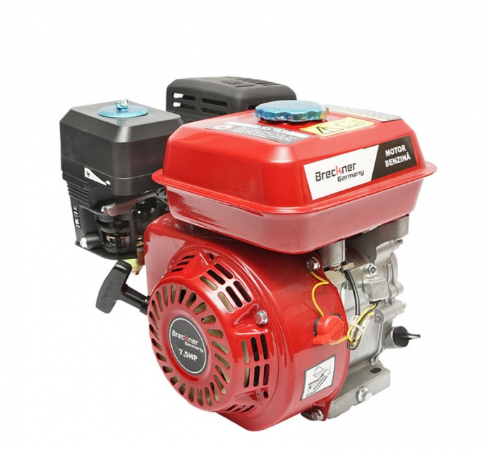 Motor pe benzina 7.5CP + fulie ax cu pana 20mm + ulei 4 timpi DISFB96 (BK19816+F+U) [2]