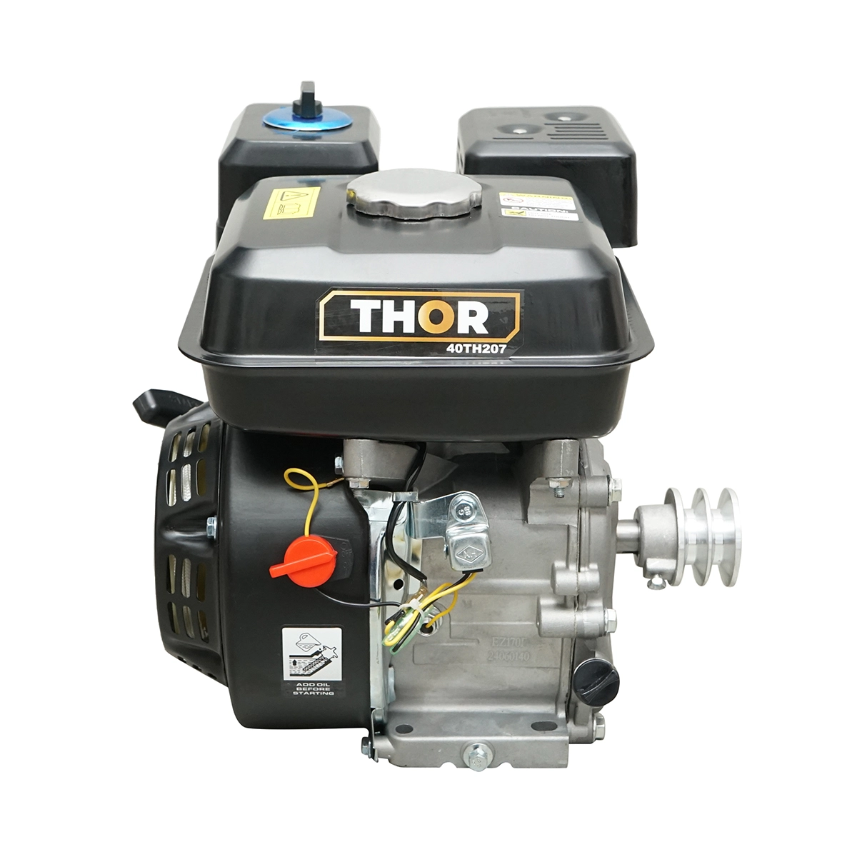 Motor pe benzina 4 timpi 7.5CP + fulie ax cu pana 20mm 212cc DISPG81 (40TH207) [4]