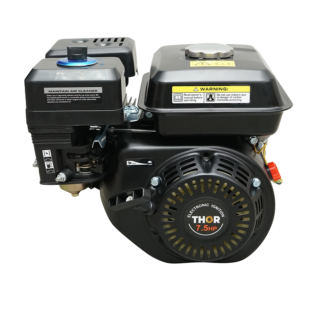 Motor pe benzina 4 timpi 7.5CP + fulie ax cu pana 20mm 212cc DISPG81 (40TH207) [3]