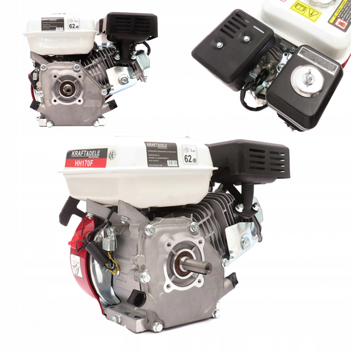 Motor pe benzina 4 timpi 7CP ax cu pana 20mm (KD1825) [6]