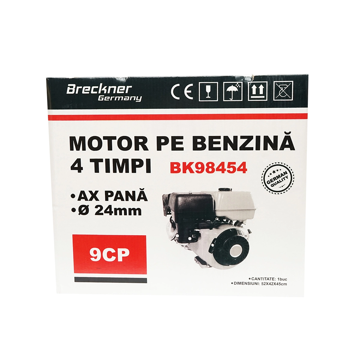 Motor pe benzina 9CP, 4 timpi, ax cu pana 25mm pornire sfoara DISFB98 (BK98454) [13]