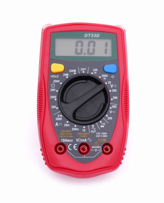 Multimetru digital universal LCD aparat masurat electrician  (KD11403) [2]