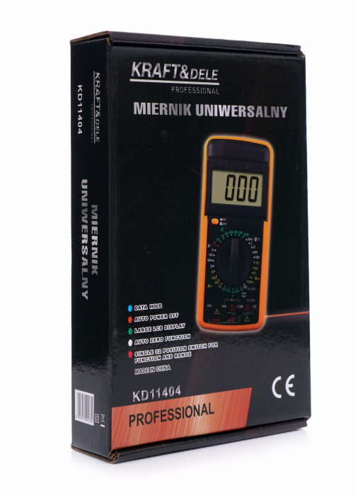 Multimetru digital universal LCD aparat masurat electrician  (KD11404) [7]