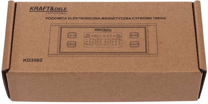 Nivela boloboc cu afisaj digital 15cm si magnet (KD3562) [13]