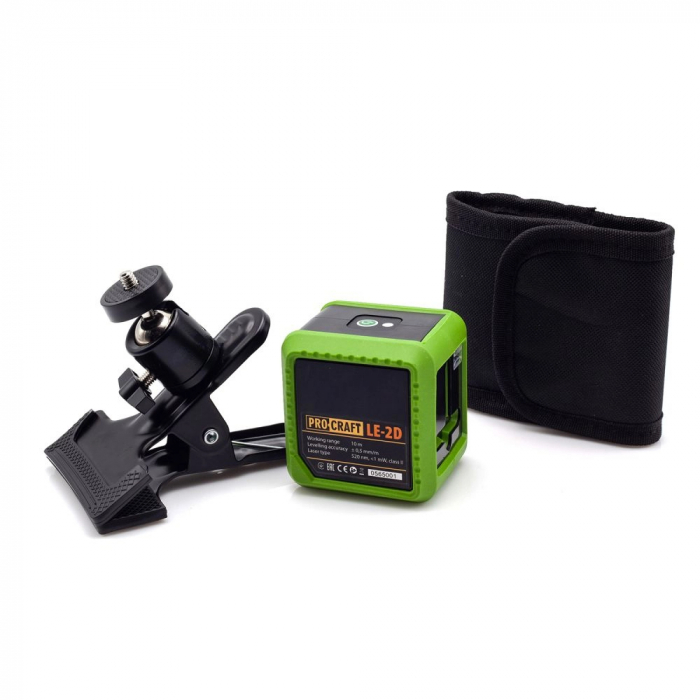 Nivela laser 10m + suport linii verzi (LE-2D) [2]