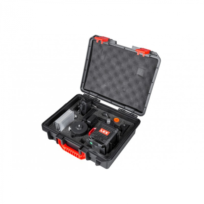 Nivela laser 360grade 12linii rotativ incrucisat 25m 4 stative trepied carcasa (LXNL3DG) [4]