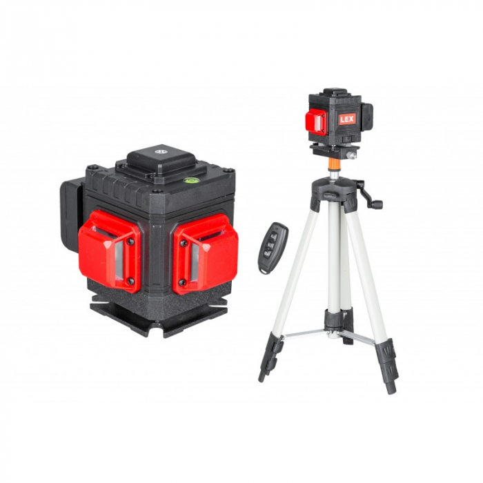 Nivela laser 360grade 12linii rotativ incrucisat 25m 4 stative trepied carcasa (LXNL3DG) [3]