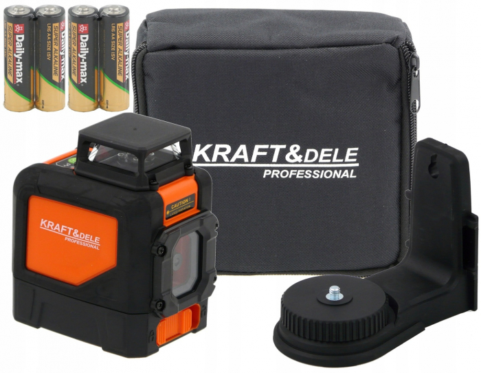 Nivela laser 360grade rotativ incrucisat 30m + suport si carcasa (KD10308) [2]