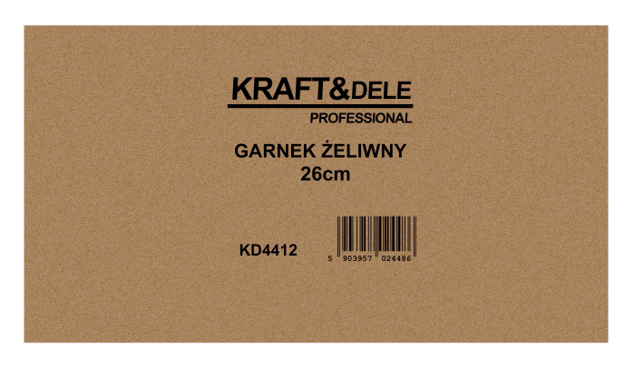 Oala din fonta 26 cm cu capac 2 in 1, tigaie reversibila pentru paine friptura si gatit la cuptor (KD4412) [13]