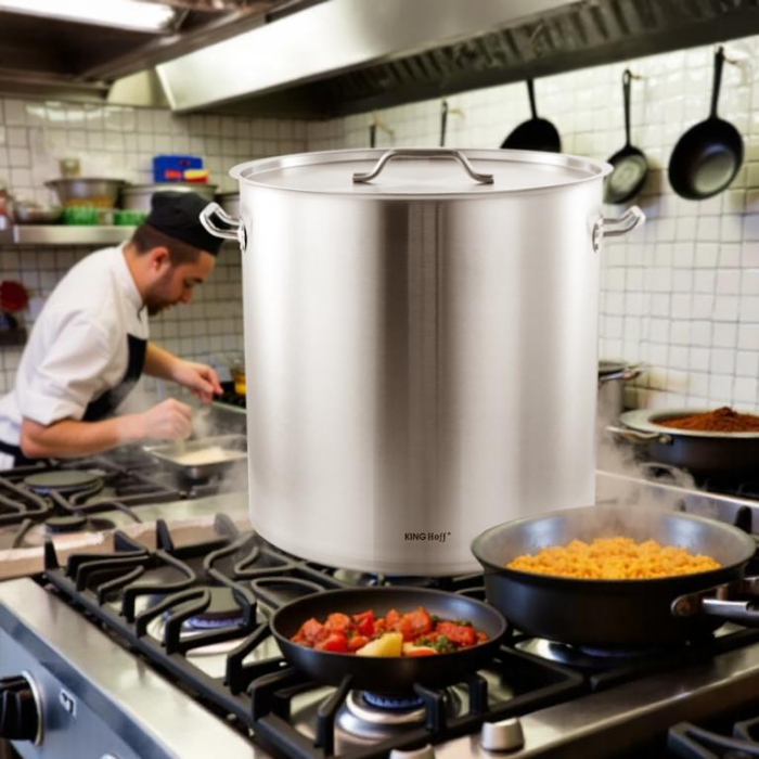 Oala inalta volum mare 98 l din otel inoxidabil 50 cm (KH-1968) [12]