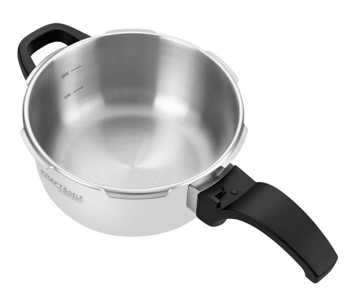 Oala sub presiune inox 4L 22 cm cu 7 sisteme de siguranta pentru gatit rapid (KD4295) [8]