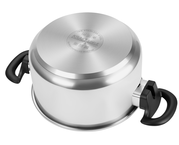 Oala sub presiune inox 6L 22 cm cu 7 sisteme de siguranta pentru gatit rapid (KD4298) [12]