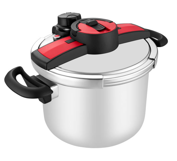 Oala sub presiune inox 8L 22 cm cu 7 sisteme de siguranta pentru gatit rapid (KD4299) [5]