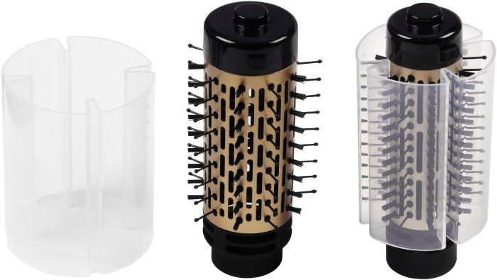 Ondulator uscator par 1400W perie rotativa accesorii interschimbabile 40mm 50mm coafare 2in1 (KD4396) [13]